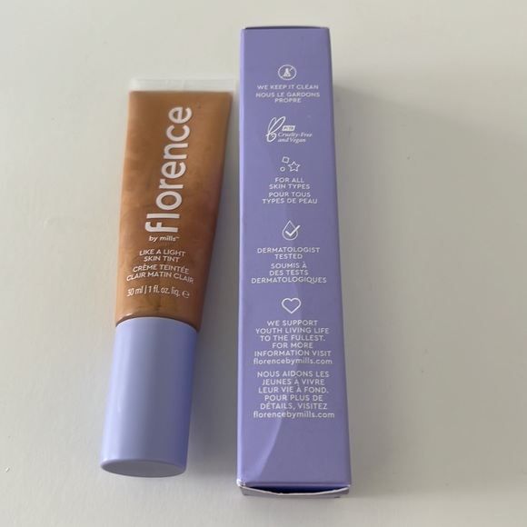 Florence by Mills Like a Light Sheer Coverage Skin Tint Tan MT120 Full Size - Picture 6 of 7